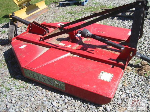 lot 48 image: 6 Tital&nbspBig Bee rotary mower, like new,...