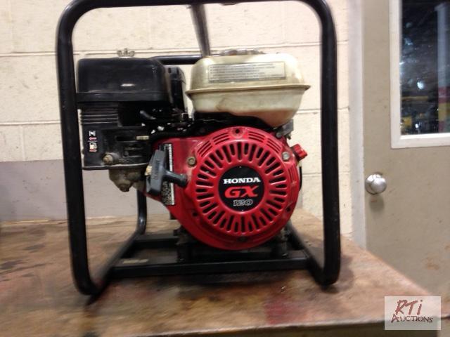 lot 56 image: MMD 2 water pump Honda GX120 engine, pump is ...