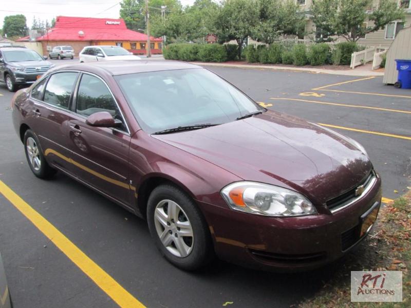 lot 8 image: 2007 Chevrolet Impala LS 4DSD, VIN # 2G1WB58K...