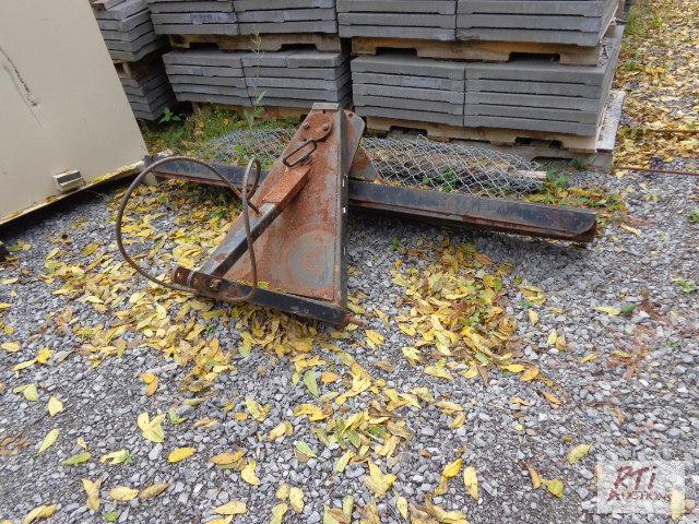 lot 44 image: 3-pt HD back blade. Sold &quotAs-is&quot, L...