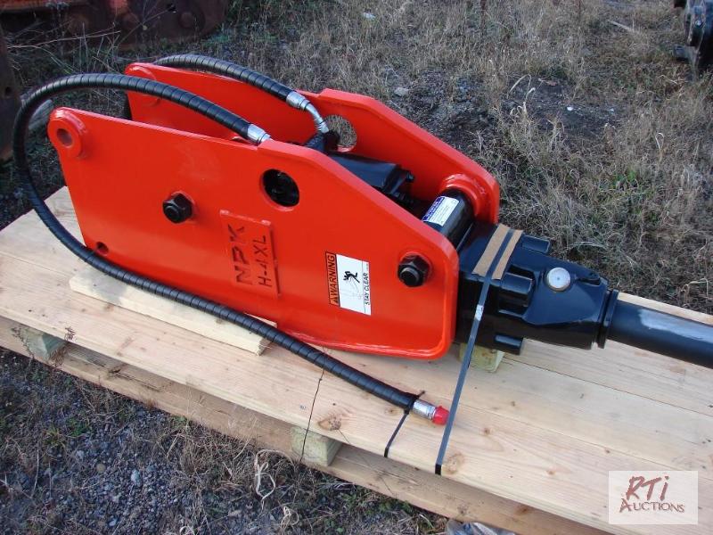 lot 36 image: NPK Model H4XL Hydraulic Hammer for Backhoe, ...