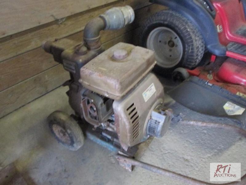 lot 24 image: 1986 Marlow trash pump, Wisconsin gas engine,...
