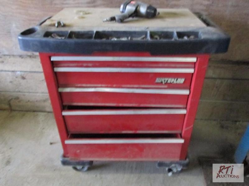 lot 32 image: Waterloo 5 drawer tool box. For questions or ...