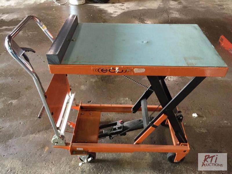 lot 31C image: ECO Scissors Lift Table - Used, Working, ECO ...