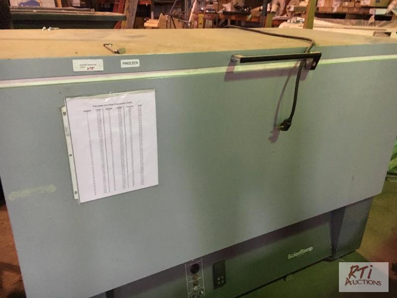 lot 39B image: Scientemp Chest Freezer - Used, Working, Mode...