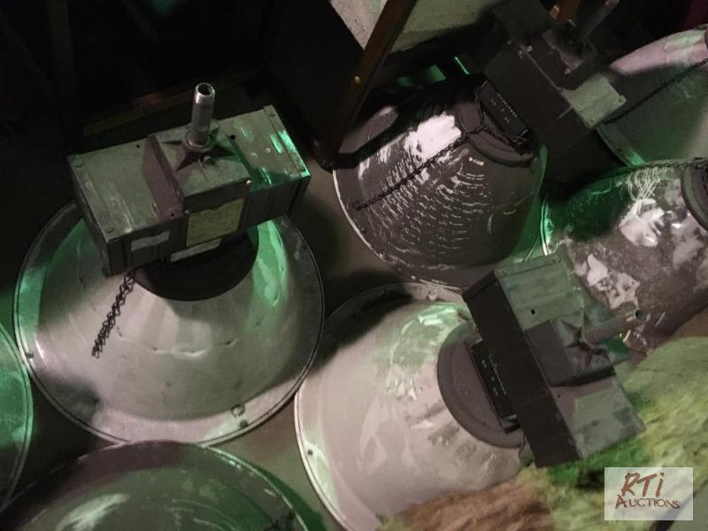 lot 42A image: Cooper Overhead Shop Lights (LOT of 10) - Use...