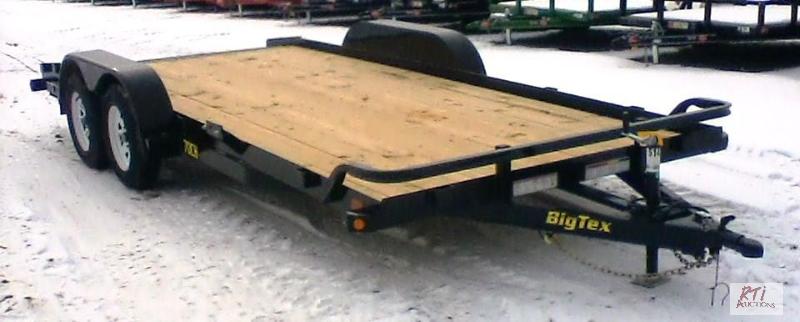lot 13 image: 2016 Big Tex 83inX18ft TA carhauler, 7000# G...