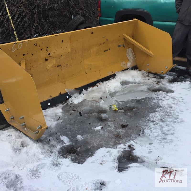 lot 37 image: Snow Pusher for SSL. 8 Ft. wide. Never used. ...