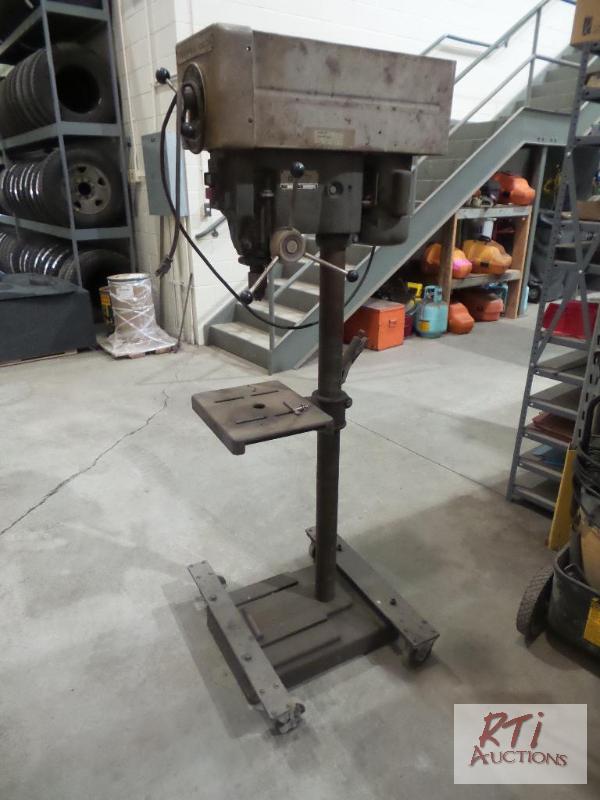 lot 55 image: ROCKWELL DELTA HD Pedestal Drill Press (Noise...