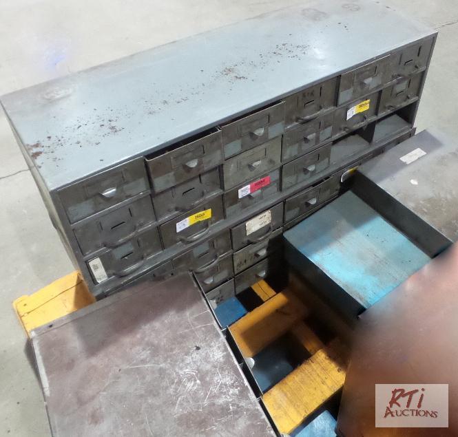 lot 58 image: Various boltsparts organizer cabinets, &quot...