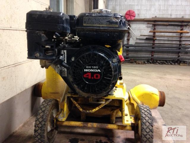 lot 64 image: Wacker PD3 diaphragm trash pump, 3 inch with ...