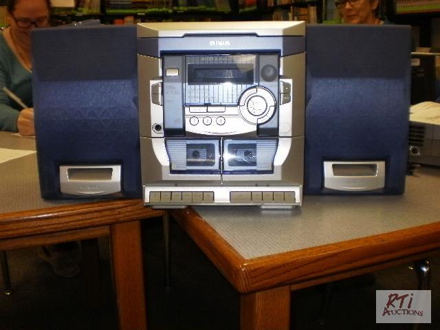 lot 70 image: Sony CD Radio Cassette, Eiki Stereo compact d...