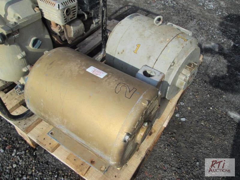 lot 78 image: (2) motors Reliance Duty Master AC motor and...