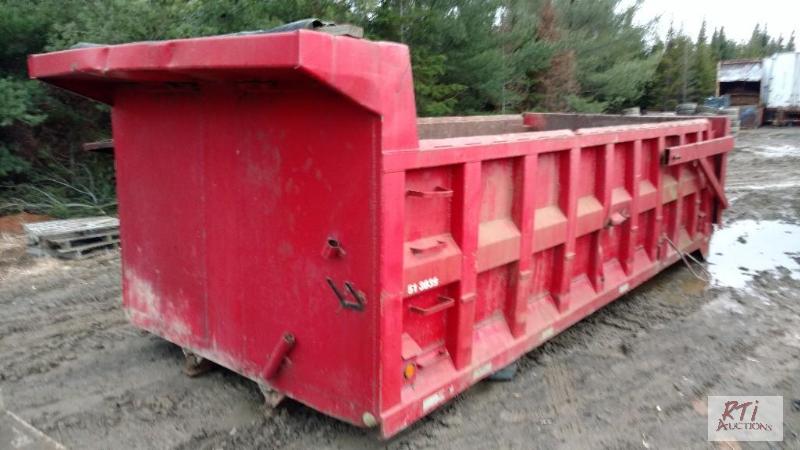 lot 22 image: Steel Dump Body 18 Ft.&nbspAll items sell as...