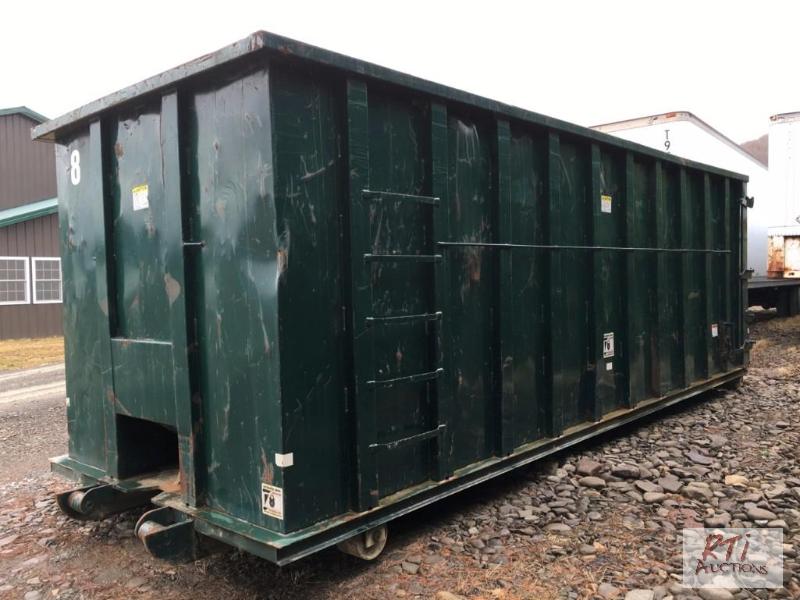 lot 27 image: Bucks Manufacturing 40 yard roll-off containe...