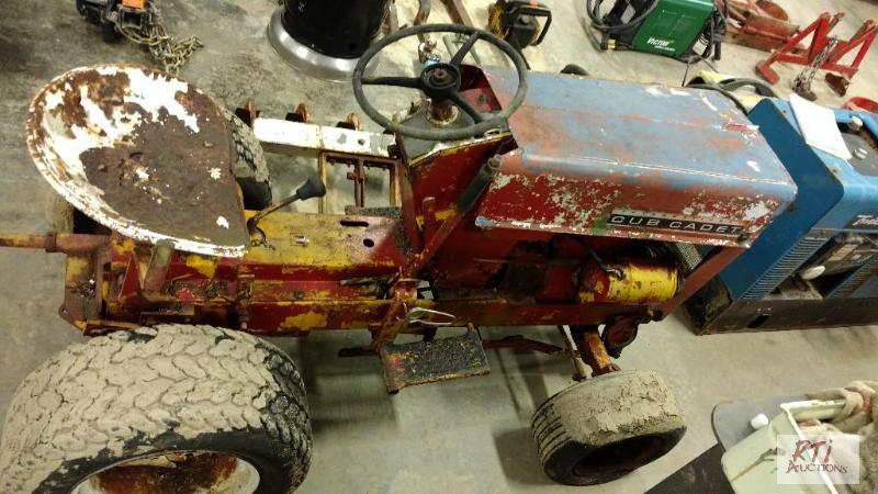 lot 38 image: Cub Cadet with cultivator, snowblower and m...
