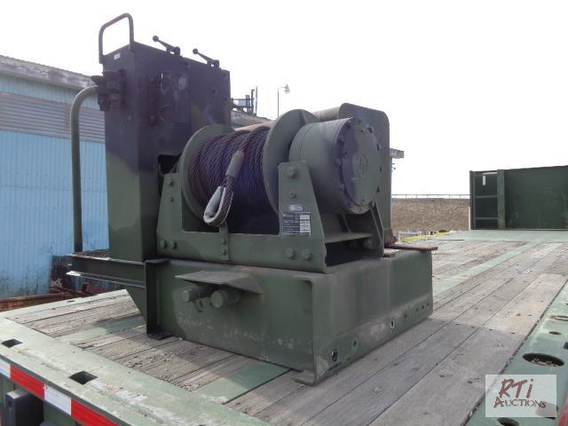 lot 104 image: DP Mfg. Winch (Military) complete with cable ...