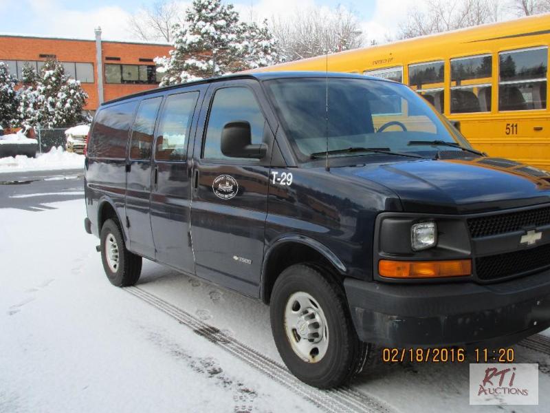 lot 11 image: 2006 Chevrolet 2500 Cargo van, VIN# 1GCHG35U4...