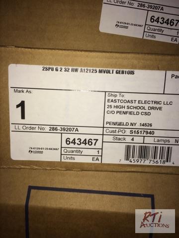 lot 188 image: Lights, 2SP8 G 2 32 RW A12125 MVOLT, quantity...