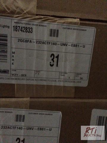 lot 190 image: Lights, 2GC8FA-232ACTF140-UNV-EB81-U, quantit...