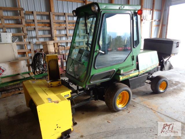 JOHN DEERE F1145 Front Mount Mower Cab Heat April