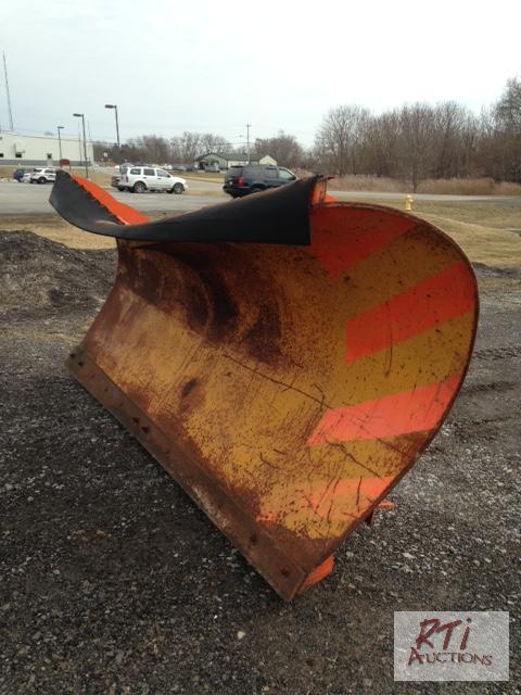 lot 97 image: Heavy duty 2 way plow for dump truck. Plow is...