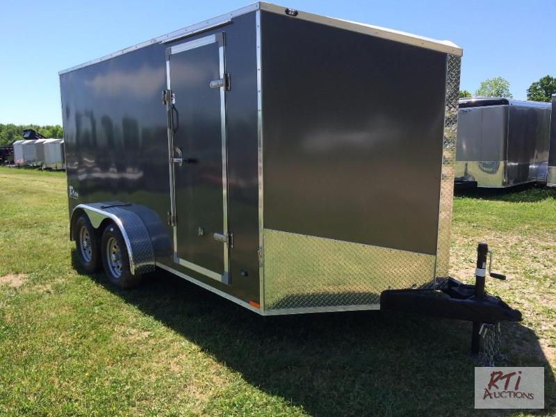 lot 18 image: 2016 Stealth 7x14 flat top slant wedge, ram...