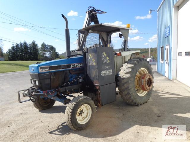 Ford 6640 Powerstar S 2wd Tractor Boom Mower June Netauction Rti Auctions