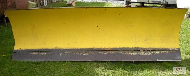 lot 48 image: Heavy Duty Steel Snowplow with steel trip edg...