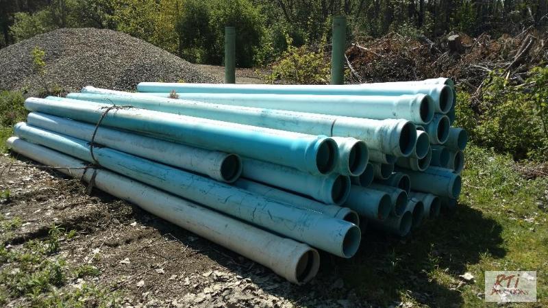 lot 52 image: Estimate 36 pcs 8&quotx20 PVC bell joint wi...
