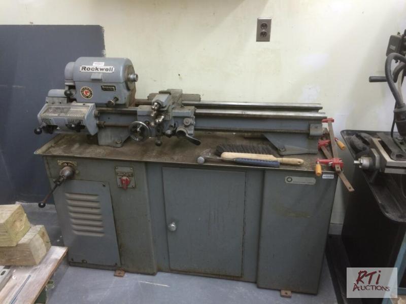lot 75 image: Rockwell Lathe, working condition. All equipm...