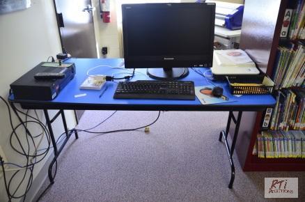 lot 78 image: Library tables to include (2) 24Hx29Wx59L (...