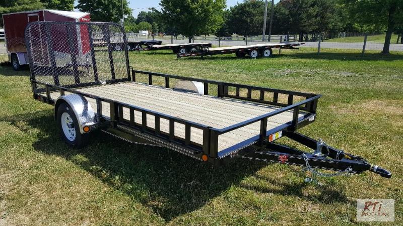 2016 PJ 8314 utility trailer VIN: 3CVU81412G2... | July NetAuction ...