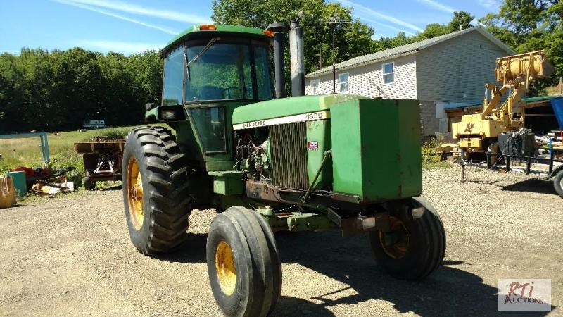 lot 34 image: John Deere 4630 2WD 150HP tractor. Full cab w...
