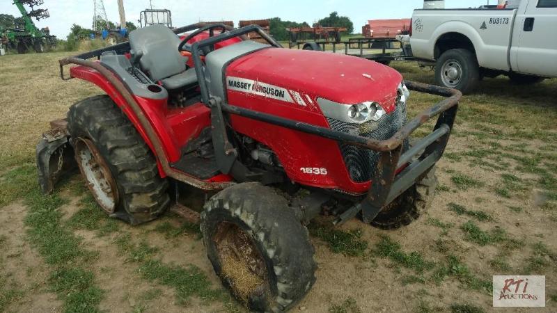 Massey Ferguson 1635 4wd Tractor With Tire St July Netauction Rti Auctions