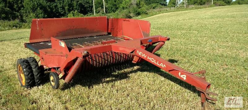 lot 48 image: New Holland Model 144 Merger. Unit is located...