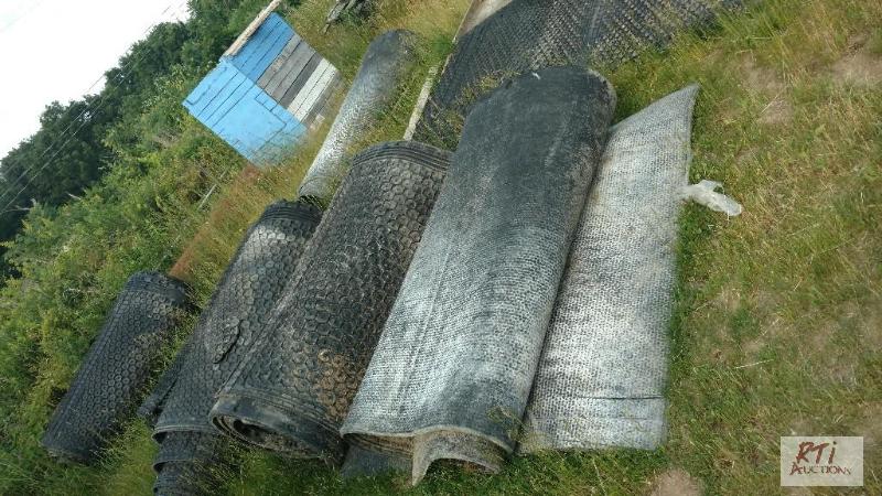 lot 59 image: (1) Lot of Krieburg rubber cow mats. 1&quot ...