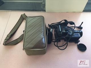 lot 86 image: JVC color video camera Model GS-CD1U and JVC ...