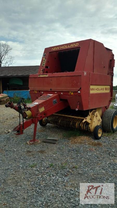 lot 59 image: New Holland 650 Round Baler with Monitor. SN...