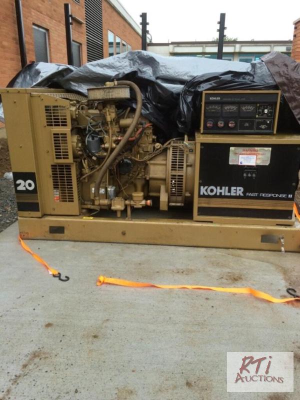 lot 72 image: Kohler 20RZ282 Fast Response generator, SN 1...