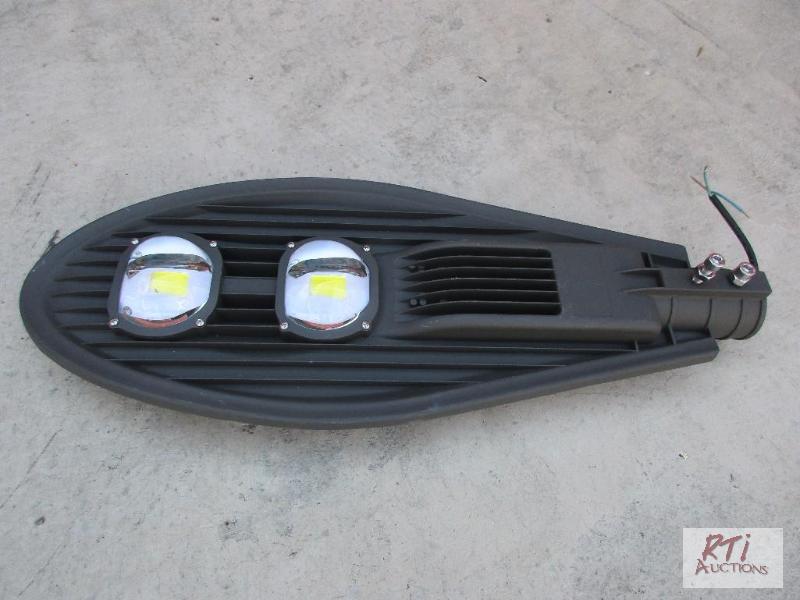 lot 79 image: Lot of (5) 100W, 110V, LED streetlights, new....