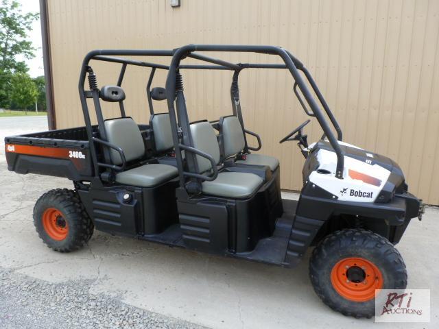 lot 9 image: 2012 Bobcat 3400XL Crew 4x4 UTV. 620 Hours. A...