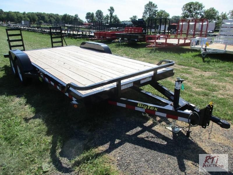 lot 29 image: 2016&nbspBig Tex TA 18 carhauler trailer, ...