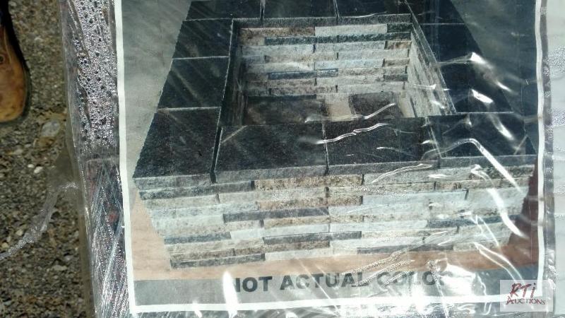 lot 49 image: (1) Granite Firepit. 33&quotx33&quotx12&quo...