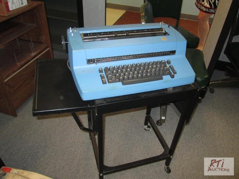lot 80 image: Fax stand, typewriter wstand, (10) various c...
