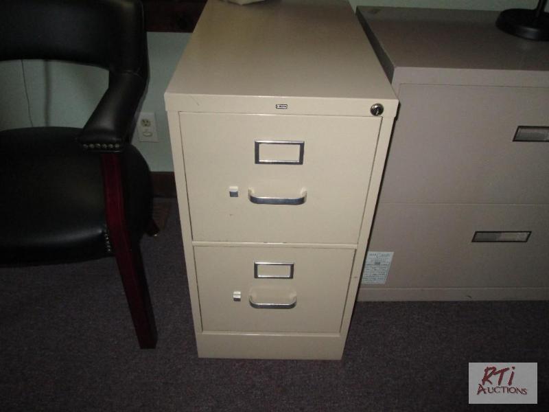 lot 81 image: (2) desk chairs, green customer chair, set of...