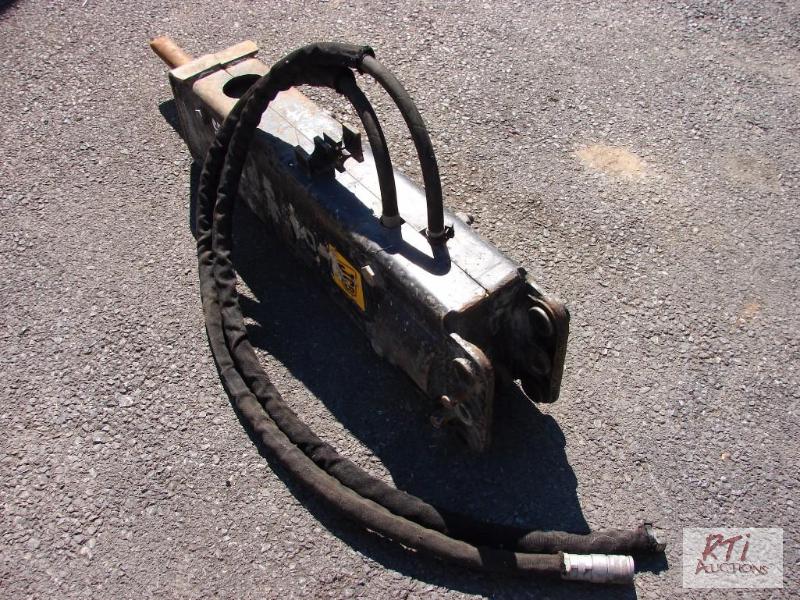 lot 37 image: JCB Model HM100S Hydraulic Hammer for mini ex...