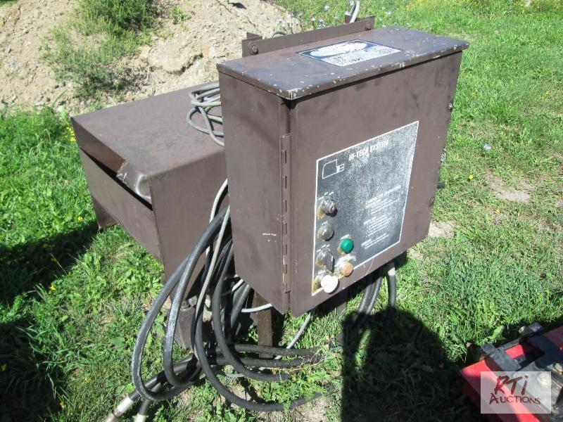lot 43 image: (7) Hydraulic 5 HP Compactor control units. A...
