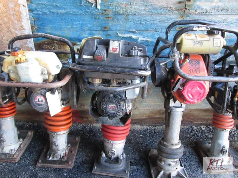 lot 48 image: (3) tampers, gas, condition unknown. All equi...