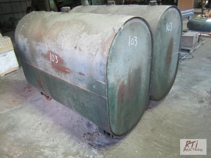 lot 103 image: (2) Oil tanks...